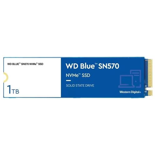 Western Digital WD Blue SN570 1TB High-Performance M.2 PCIe NVMe SSD, con velocità di lettura fino a 3500 MB/s