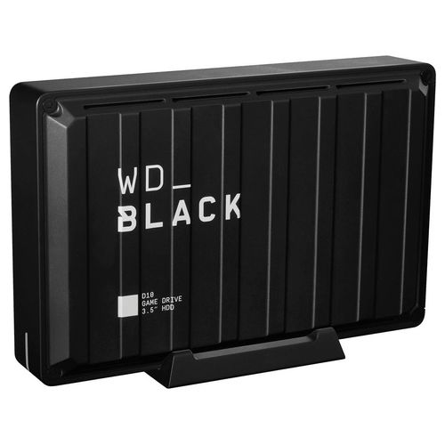 Western Digital WD_BLACK D10 Game Drive WDBA3P0080HBK Hard Disk Esterno 8Tb Portatile USB 3.2 Gen 1 7200 rpm Nero