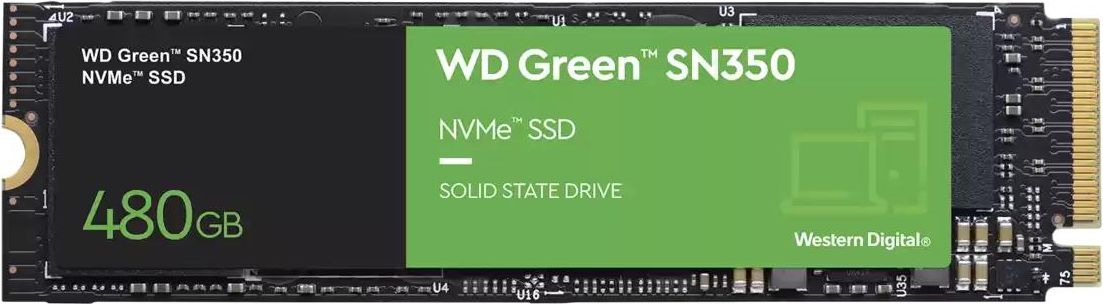 Western Digital WD Green SN350 NVMe WDS480G2G0C Ssd 480Gb Interno M.2 2280 PCI Express 3.0 x4 (NVMe)