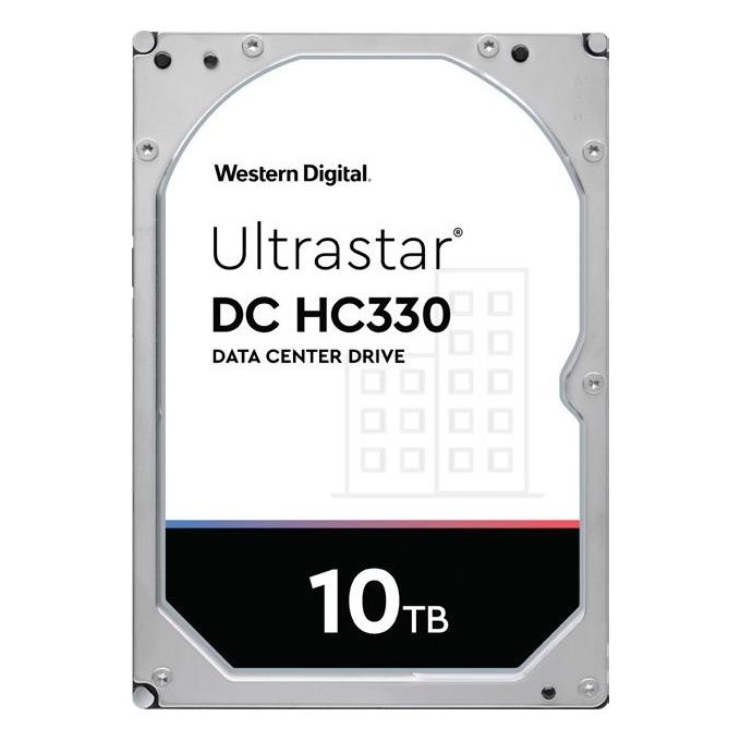 Western Digital WD Ultrastar DC HC330 WUS721010ALE6L4 Hard Disk Crittografato 10Tb Interno 3.5'' SATA 6Gb-s 7200 rpm buffer: 256Mb Self-Encrypting Drive