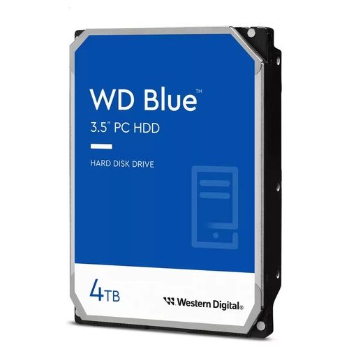 Western di WD Blue WD40EZAX Hard Disk 4Tb Interno 3.5" SATA 6Gb/s 5400 rpm buffer: 256 MB