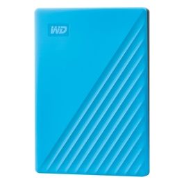 Western di WD My Passport WDBPKJ0040BBL HDD Crittografato 4Tb Esterno Usb 3.2 Gen 1 256 bit AES Blu