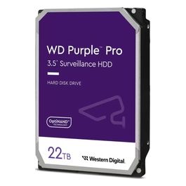 Western di Purple Pro WD221PURP HDD 22Tb Sorveglianza Video Smart Interno 3.5" SATA 6Gb/s 7200 rpm buffer: 512 MB