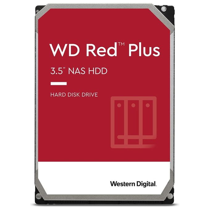 Western di WD Red Plus NAS Hard Drive WD120EFBX Hdd 12Tb Interno 3.5'' SATA 6Gb-s 7200 rpm Buffer: 256Mb