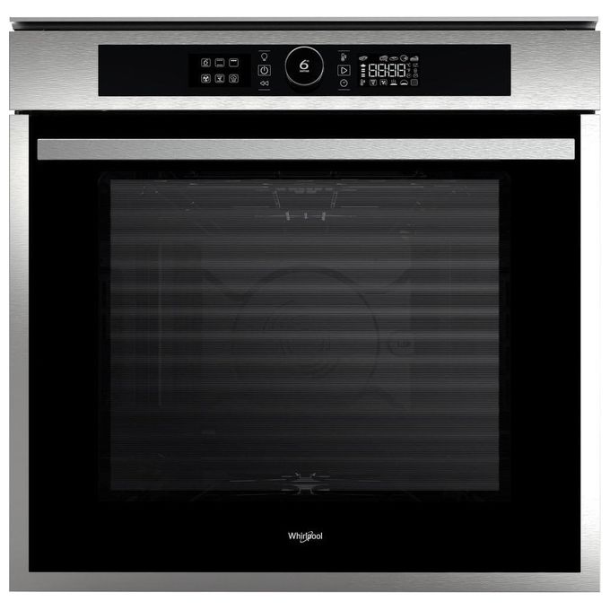 Whirlpool AKZM8660/IX Forno Elettrico Multifunzione da Incasso Pirolitico Linea Urban Multicook Capacita' 73 Litri Classe energetica A+ 16 funzioni 60 cm Inox