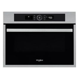 AMW 9607/IX Forno a Microonde Combinato da Incasso Capacita' 40 Litri Potenza 900 W Funzione DualCrisp Jet Start ForcedAir Jet DeFrost Display Digitale Acciaio Inox
