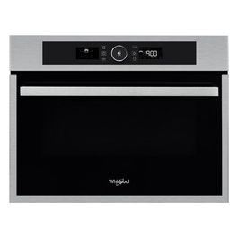 Whirlpool AMW 9607/IX Forno a Microonde Combinato da Incasso Capacita' 40 Litri Potenza 900 W Funzione DualCrisp Jet Start ForcedAir Jet DeFrost Display Digitale Acciaio Inox