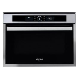 Whirlpool AMW 509 IX Forno a Microonde da Incasso con Grill Capacita' 40 Litri Potenza 900 W Funzione DualCrisp Jet DeFrost Display Digitale Acciaio Inox