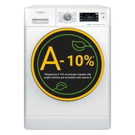FFB 9479 BV IT Lavatrice 9 Kg Classe A Profondità 63 cm Centrifuga 1400 giri Inverter Vapore Tecnologia 6° Senso colore Bianco