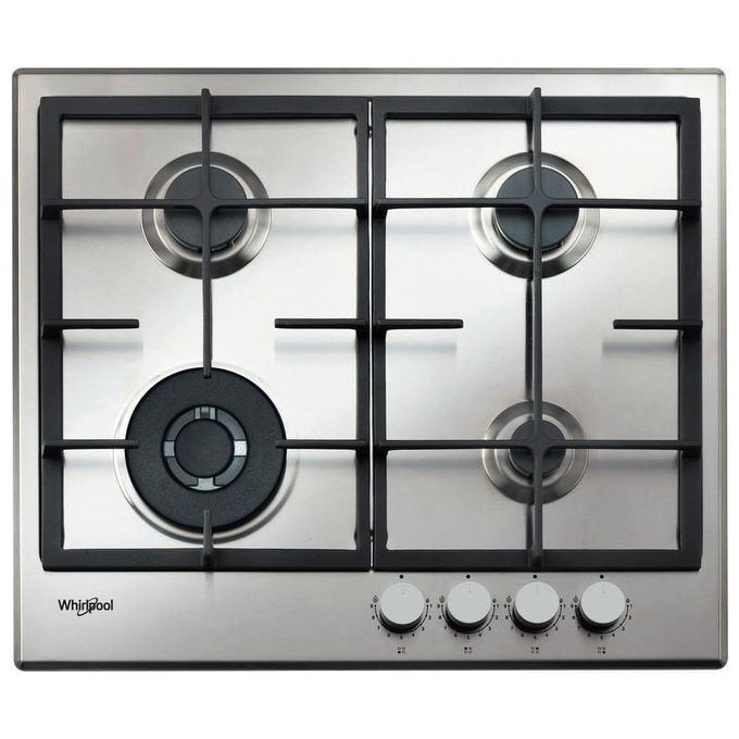 Whirlpool GMAL 6422-IXL Piano Cottura a Gas 4 Zone 59 cm Acciaio inox