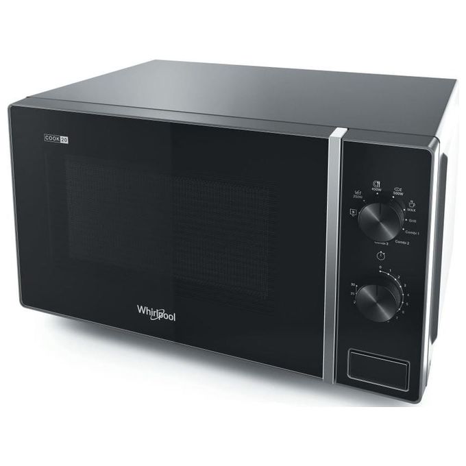 Whirlpool MWP 103 SB Forno a Microonde con Grill Capacita' 20 Litri Potenza 700 W Nero Argento