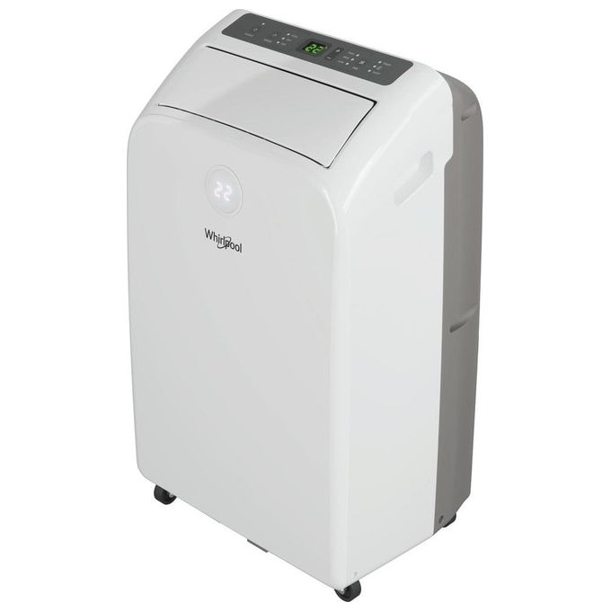 Image of Whirlpool PACHW2900CO – Condizionatore portatile 9.000 BTU, per ambienti fino a 30 m², Classe A, Deumidificatore e timer programmabile, 60 dB, Bianco