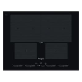 Whirlpool SMO 654 OF/BT/IXL Piano Cottura a Induzione  4 Zone FlexiMax 65 cm Nero