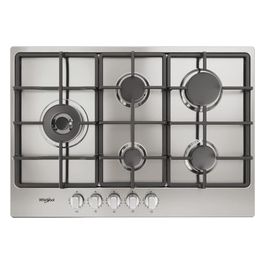 TGML 761 IX R Piano Cottura a Gas da Incasso Stainless Steel 73cm Gas 5 Fornelli