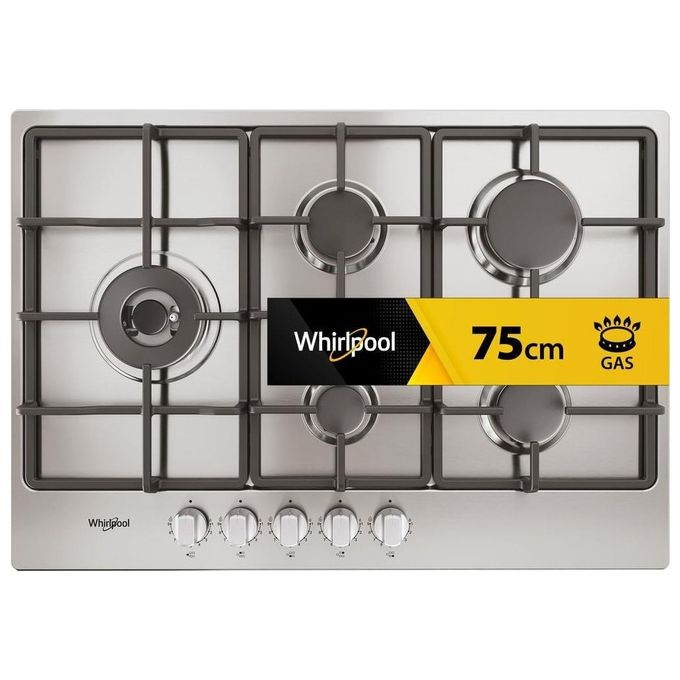 Whirlpool TGML 761 IX R Piano Cottura a Gas da Incasso Stainless St...