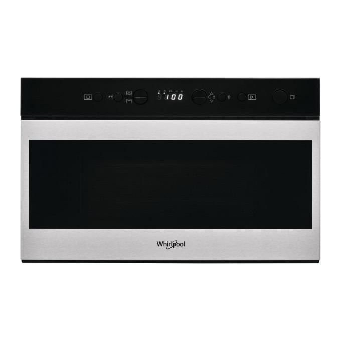 [RICONDIZIONATO] Whirlpool W7MN840 Forno a Microonde da Incasso Capacita' 22 Litri Crisp Double Crisp Steam JetFrost 60 cm Acciaio Inox