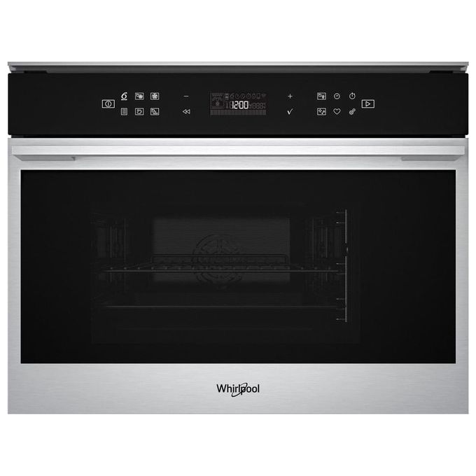 Whirlpool W7MS450 Forno Elettrico Multifunzione da Incasso WCollection Capacita' 29 Litri Classe energetica A Tecnologia Sesto Senso Assisted Display 60 cm Acciaio Inox