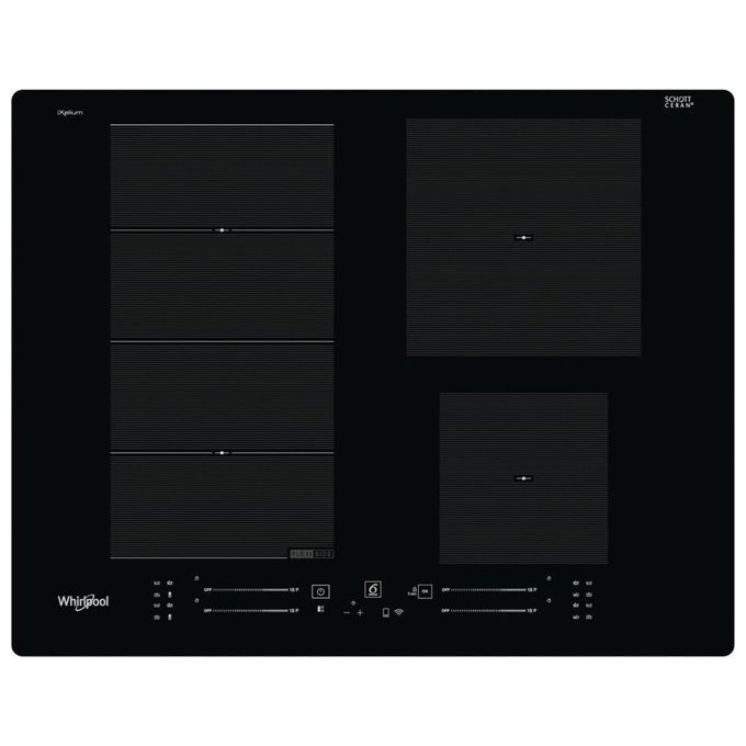Whirlpool WF S2765 NE/IXL Piano Cottura ad Induzione 4 Zone 65 cm Nero