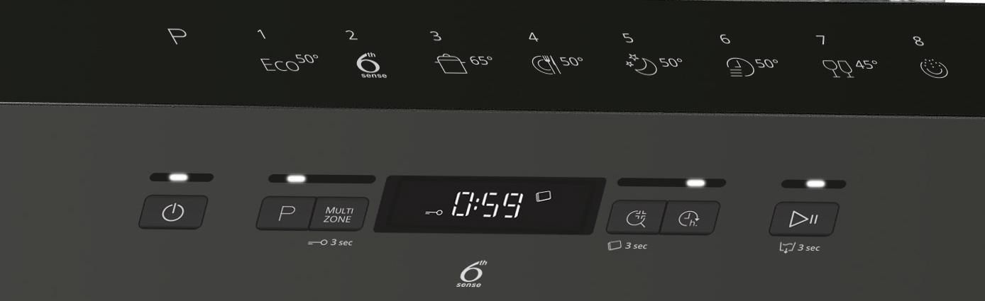 Whirlpool WFC 3C26 F X Lavastoviglie Libera Installazione | Yeppon