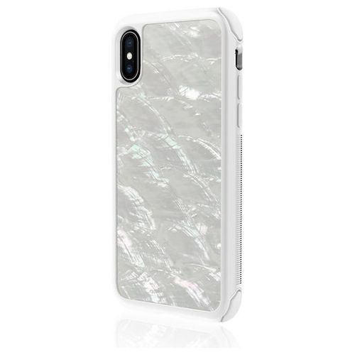 White Diamonds Real Pearl Cover per iPhone XS/X Bianco