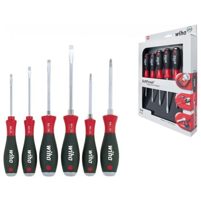 Wiha 530HK6 Set di Cacciaviti SoftFinish 6 Tagli