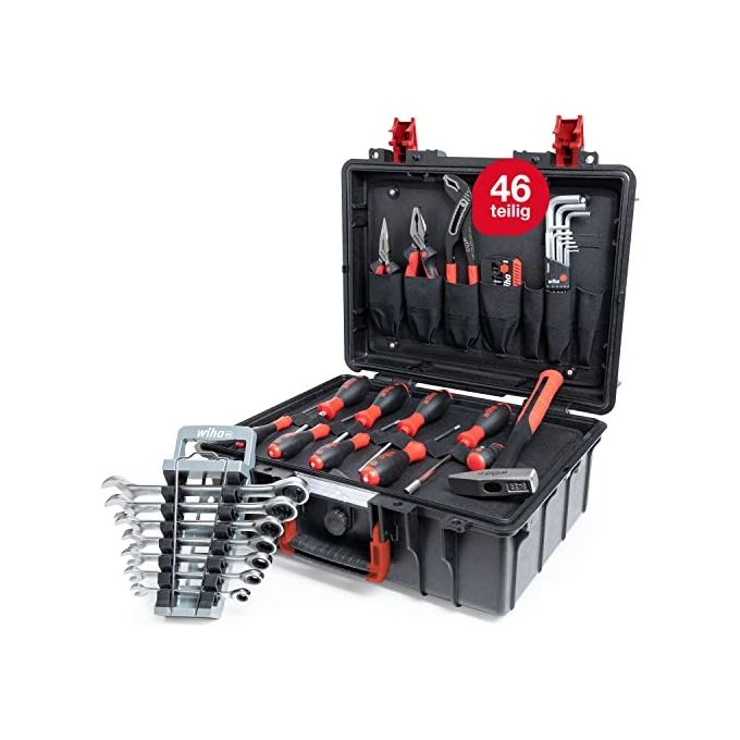 Wiha 9300-71402 Tool Case Basic Set L Mechanic 46 Pezzi