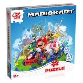 Top Puzzle Mario Kart in Giro per il Mondo 500 Pezzi