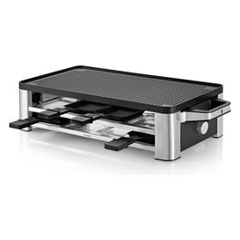 Lono 0415040011 Griglia per Raclette 8 Persone 1500W Nero/Cromo