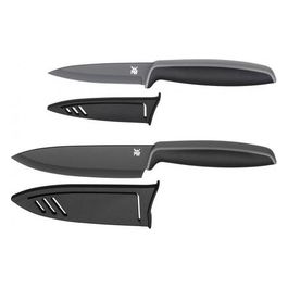 Set di 2 Coltelli Acciaio Inossidabile Nero