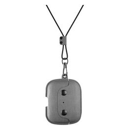 Woodcessories AirCase AirPod Pro Leather Necklace Case Stone Gray