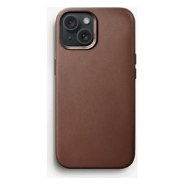 Bio Leather Case MagSafe per iPhone 15 Plus Marrone