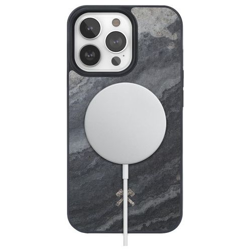 Woodcessories Bumper Case MagSafe Camo Gray per iPhone 14 Pro