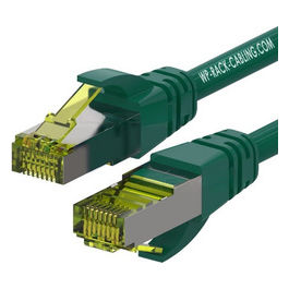 Cavo di Rete Cat6a S/FTP Verde 2m