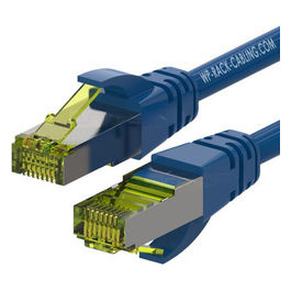 Cavo Rete Cat6a S/FTP Blu 0.5m