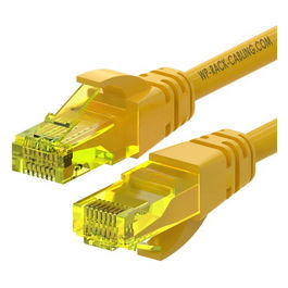 Cavo di Rete Cat6a U/UTP Giallo 0.2m