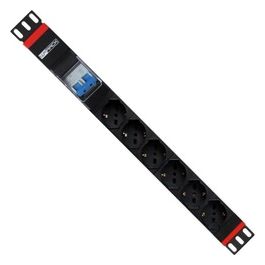 Multipresa 1U 6 Prese Universali
