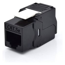 Presa Rj45u Cat.5e Nero