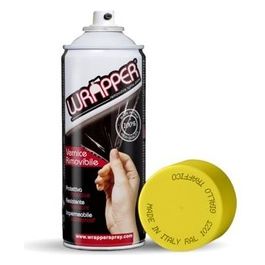 Wrapper, pellicola spray rimovibile, 400 ml - Giallo traffico - Ral 1023