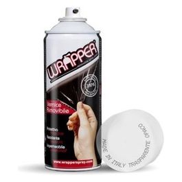 Wrapper, pellicola spray rimovibile, 400 ml - Trasparente opaco