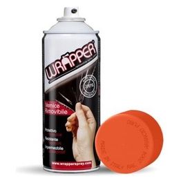 Wrapper, pellicola spray rimovibile, 400 ml - Arancio puro - Ral 2004