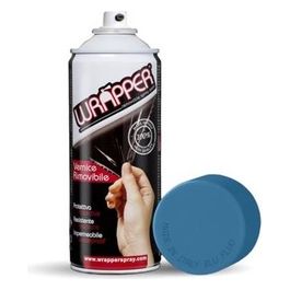 Wrapper, pellicola spray rimovibile, 400 ml - Azzurro fluo