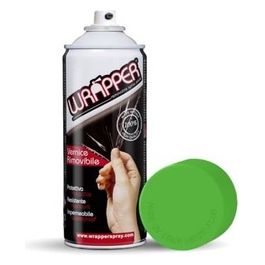 Wrapper, pellicola spray rimovibile, 400 ml - Verde fluo