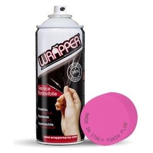 Wrapper, pellicola spray rimovibile, 400 ml - Fuxia fluo