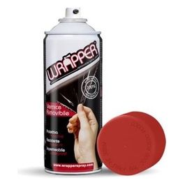 Wrapper, pellicola spray rimovibile, 400 ml - Rosso fuoco - Ral 3000