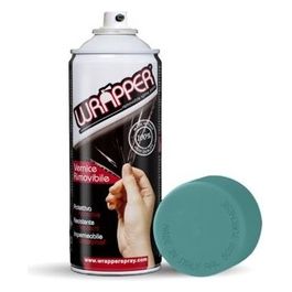 Wrapper, pellicola spray rimovibile, 400 ml - Turchese - Ral 5018