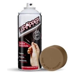Wrapper, pellicola spray rimovibile, 400 ml - Mostarda