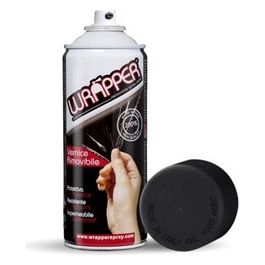 Wrapper, pellicola spray rimovibile, 400 ml - Nero opaco - Ral 9005