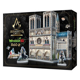 Wrebbit, Assassin's Creed Unity Notre-Dame, Puzzle 3D da 860 Pezzi