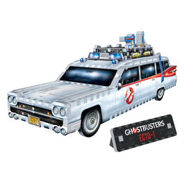 Wrebbit, Puzzle 3D Ecto-1 Ghostbusters, 280 Pezzi, Schiuma, 37 x 12 x 14 cm