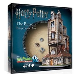 W3D-1011 - Harry Potter - The Burrow - Weasley Family Home (Puzzle 3D 415 Pz)
